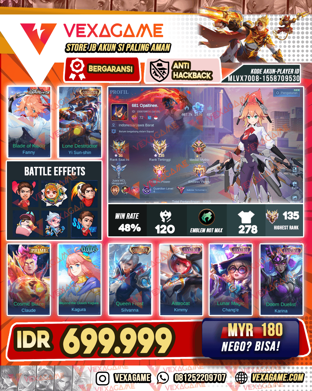 Fanny Aspirant | Yi Sun Shun Collector | Kagura Clouds | Silvanna Collector