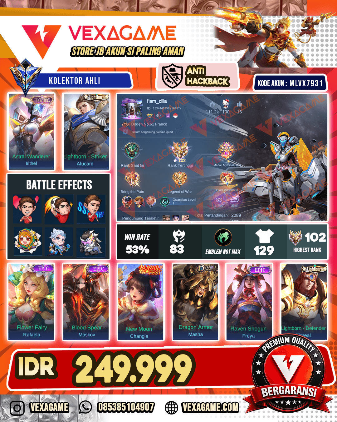 Irithel Luckybox | Alucard Lightborn