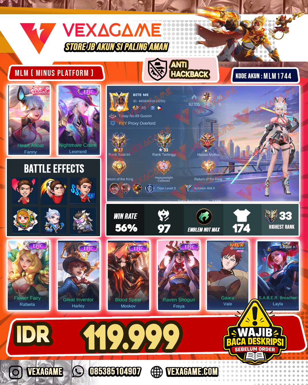 Fanny Valentine | Leomord Epic