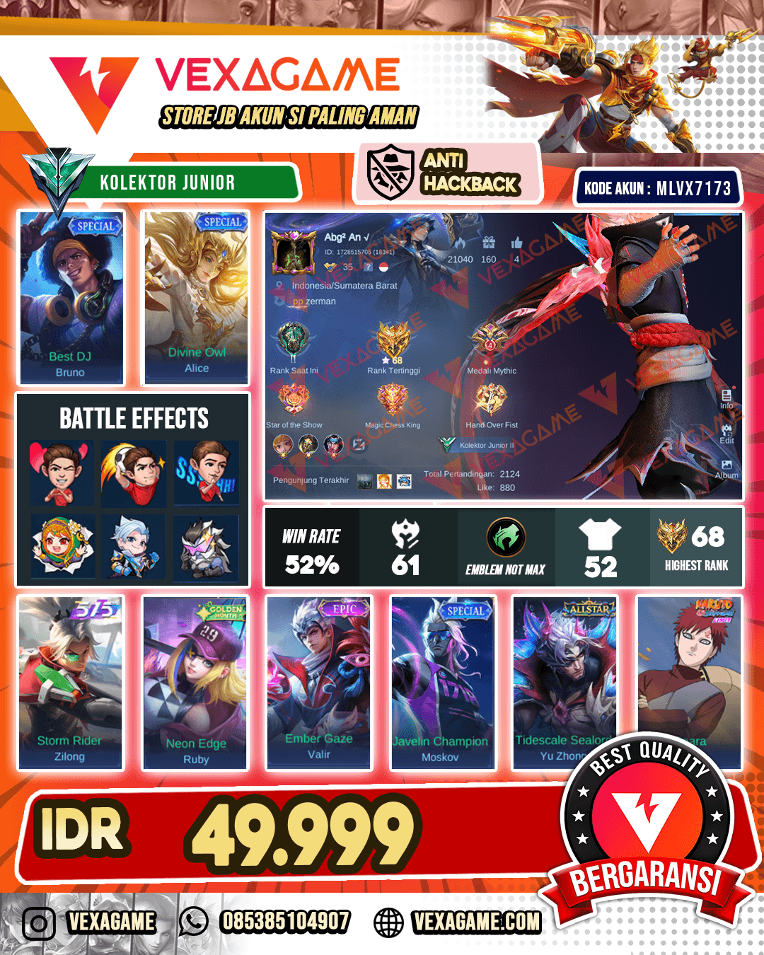 Akun murah meriahh