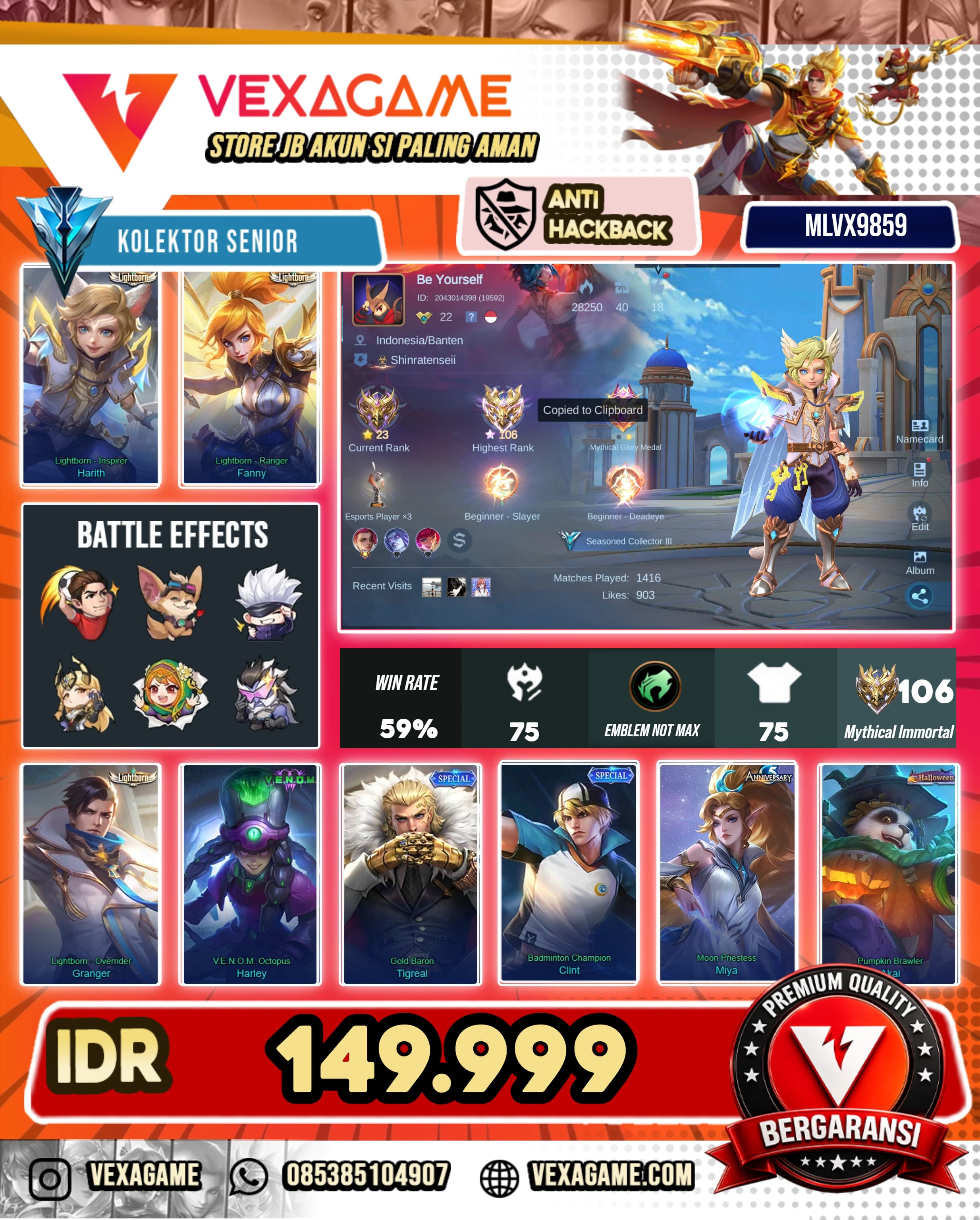 Harith Lightborn | Ex Immortal