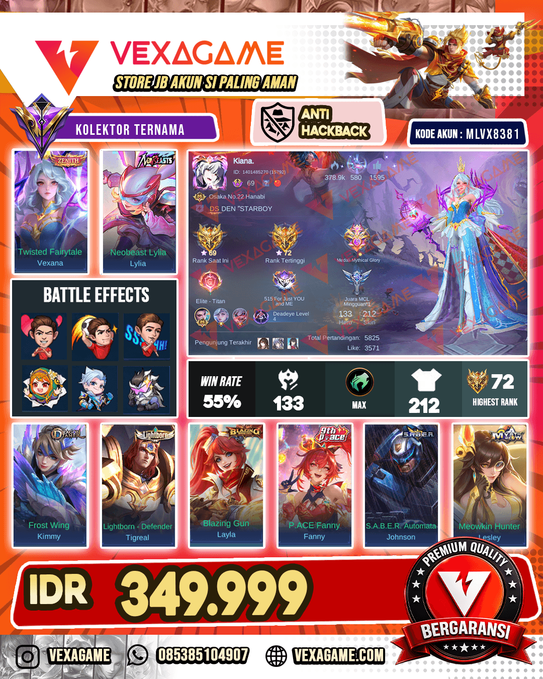 Vexana Zenith X Lylia Neobeast
