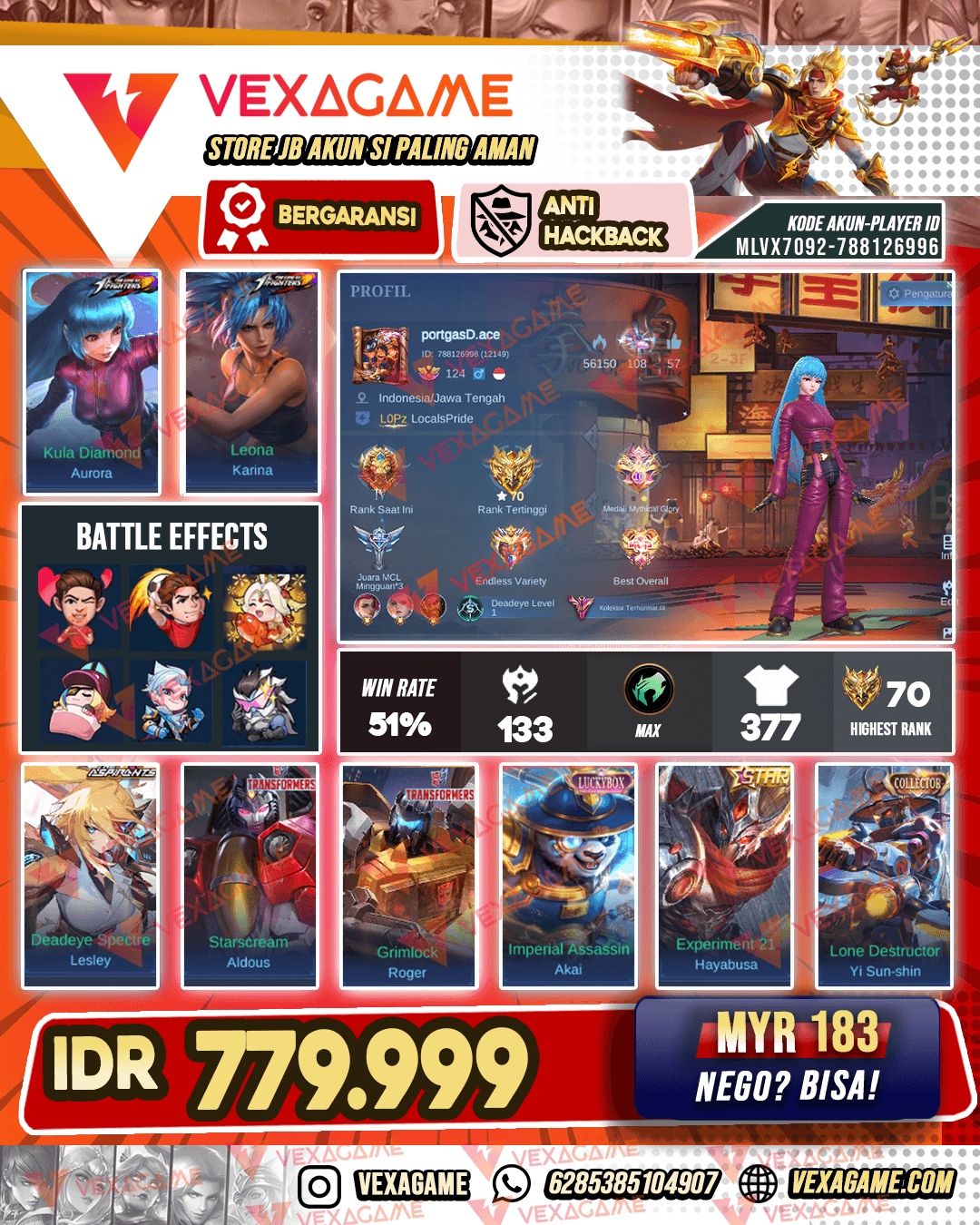 Aurora Kof | 2 Transformers | 1 Aspirant | 2 Collector | 3 Luckybox | Emblem Hero Max