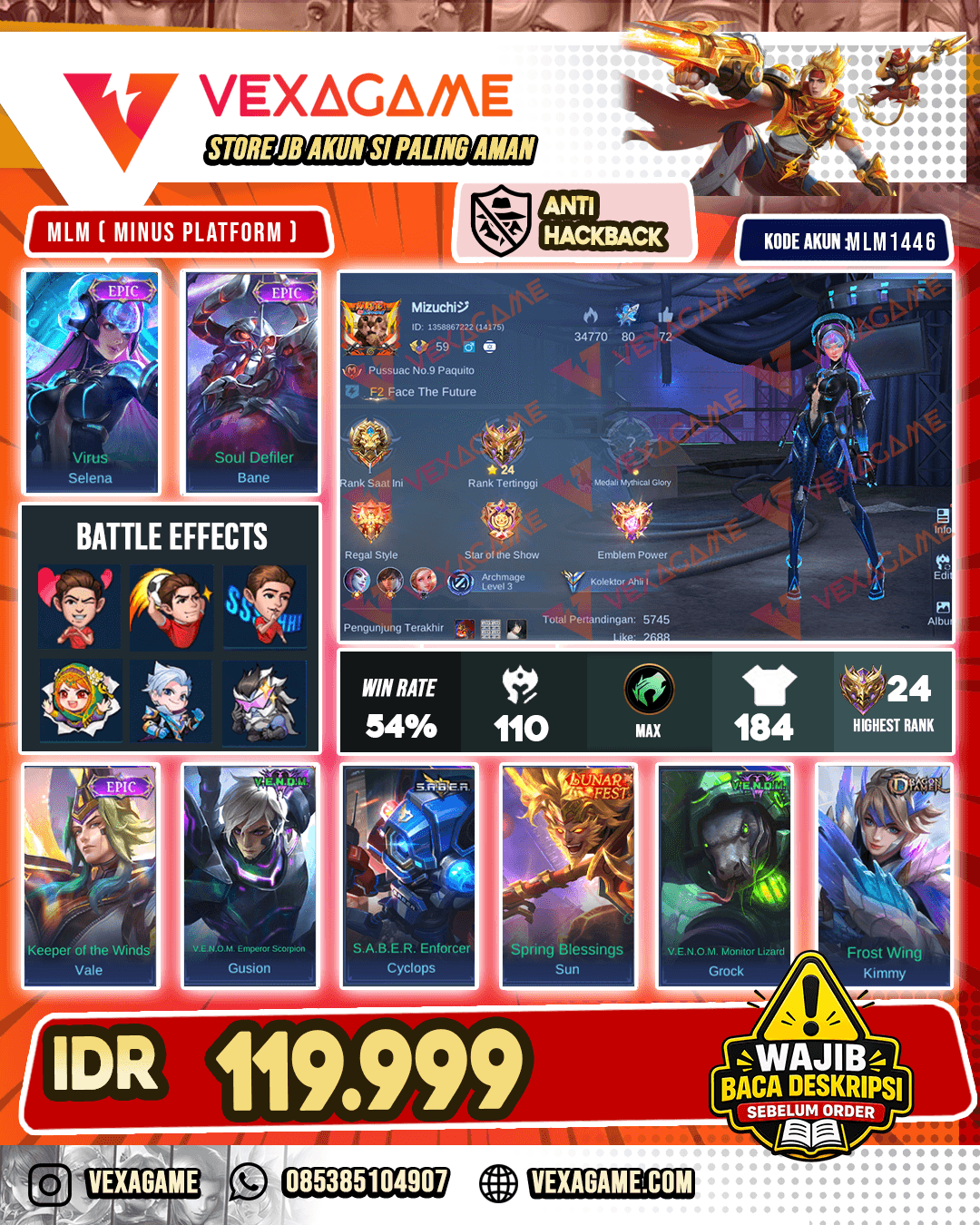 Selena Epic | Bane Epic | Vale Eic