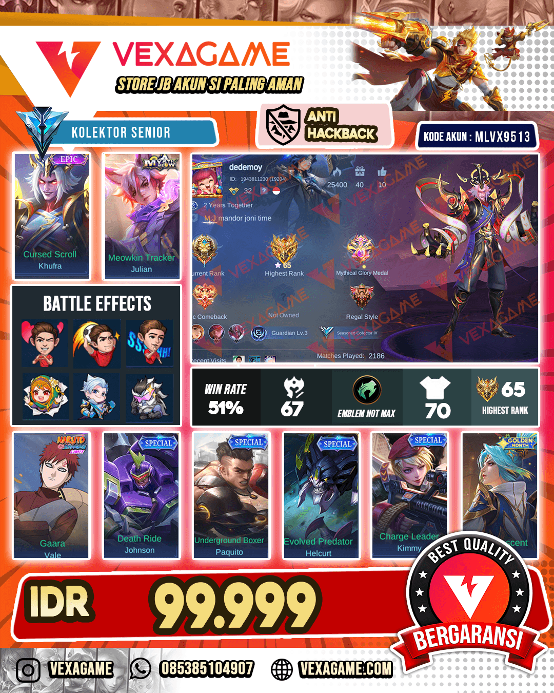 Khufra Epic | Julian Dragon Miaw