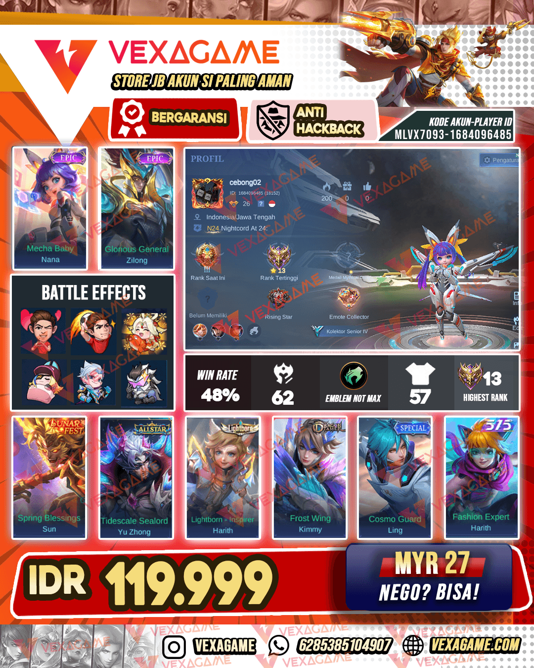 Nana Epic | Zilong Epic