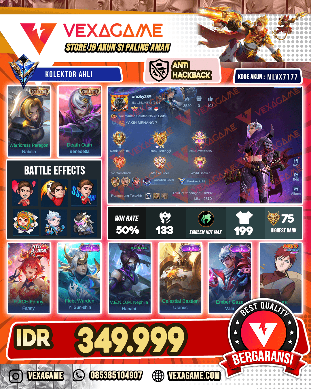 Benedetta Collector | Emblem MAX + Hero MAX