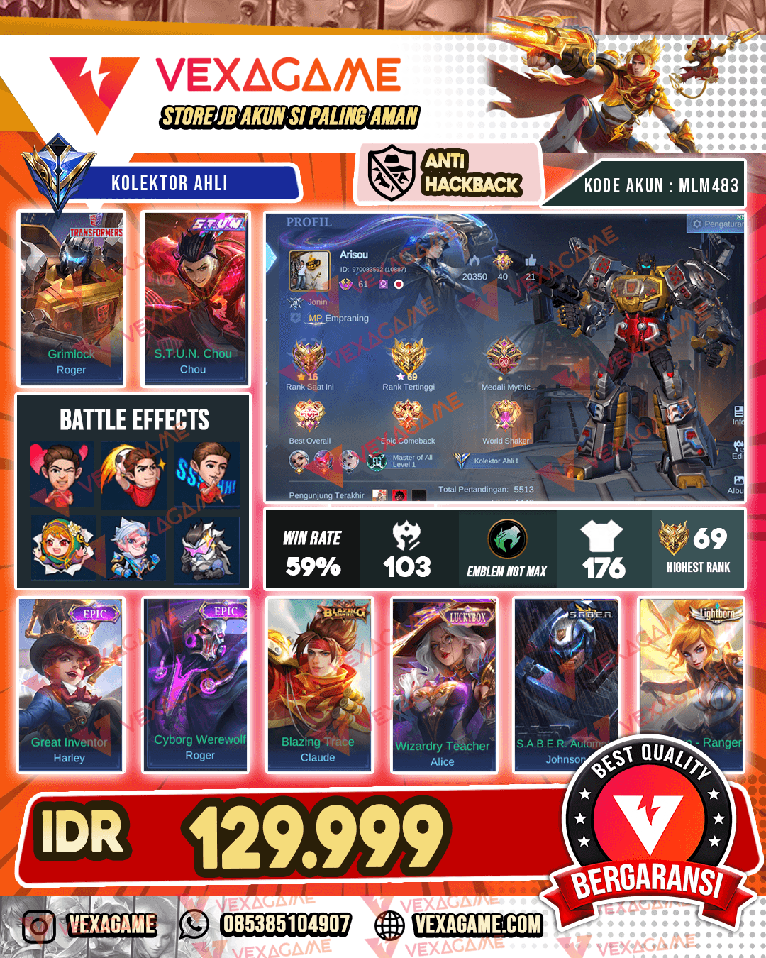 Roger Transformers | Chou Stun