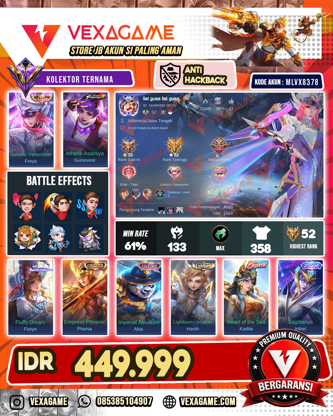 Freya Legend | Guin KOF | Pharsa Collector