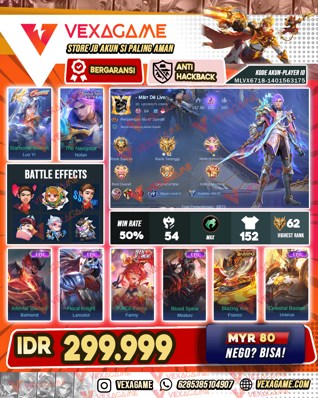 Nolan NexuSea | Luo Yi Create | Leomord Epic | Recal TLPH