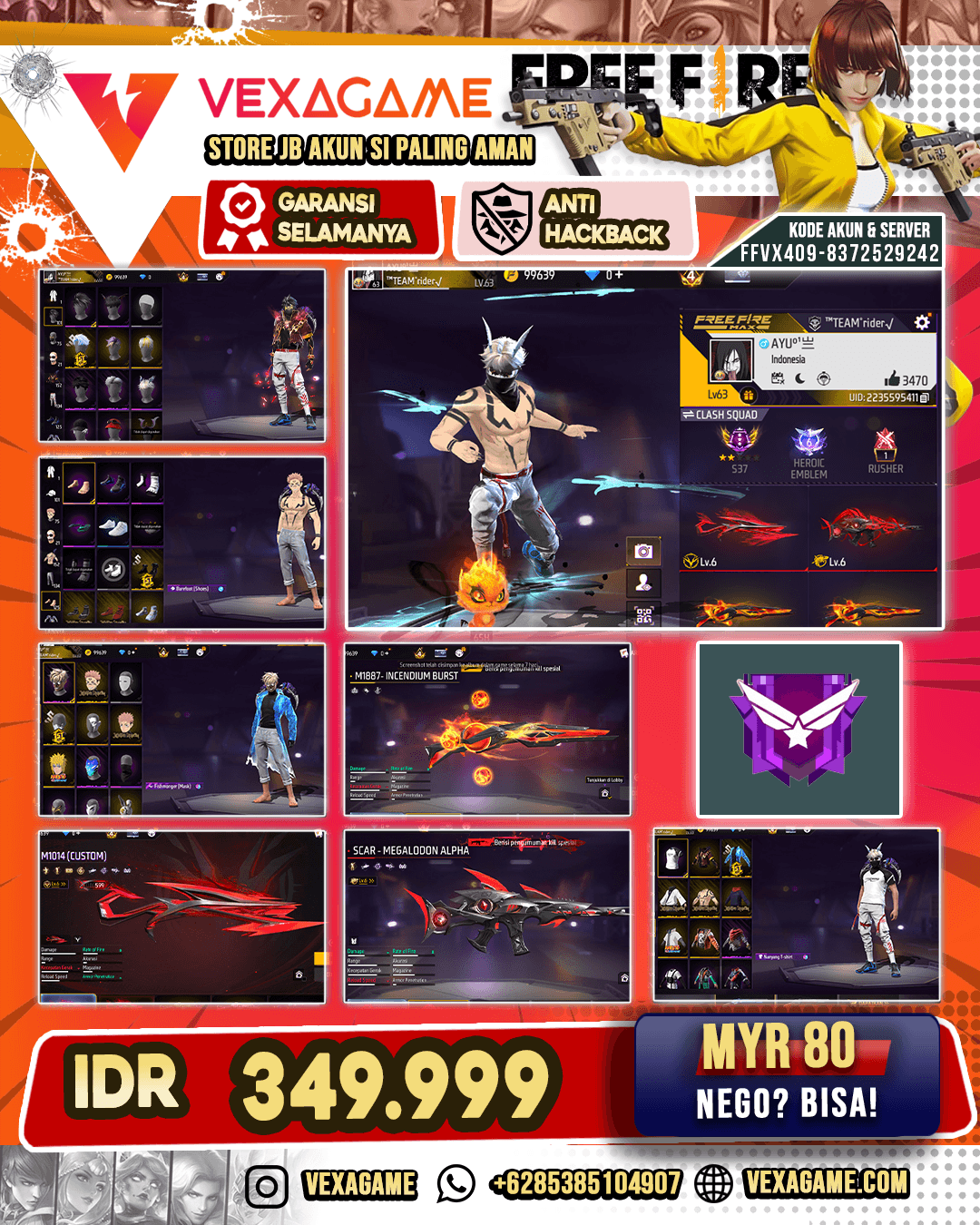 3 EVO 1 OTW MAX | SG INCEDIUM | VAULT 152 | FACE JOKIER