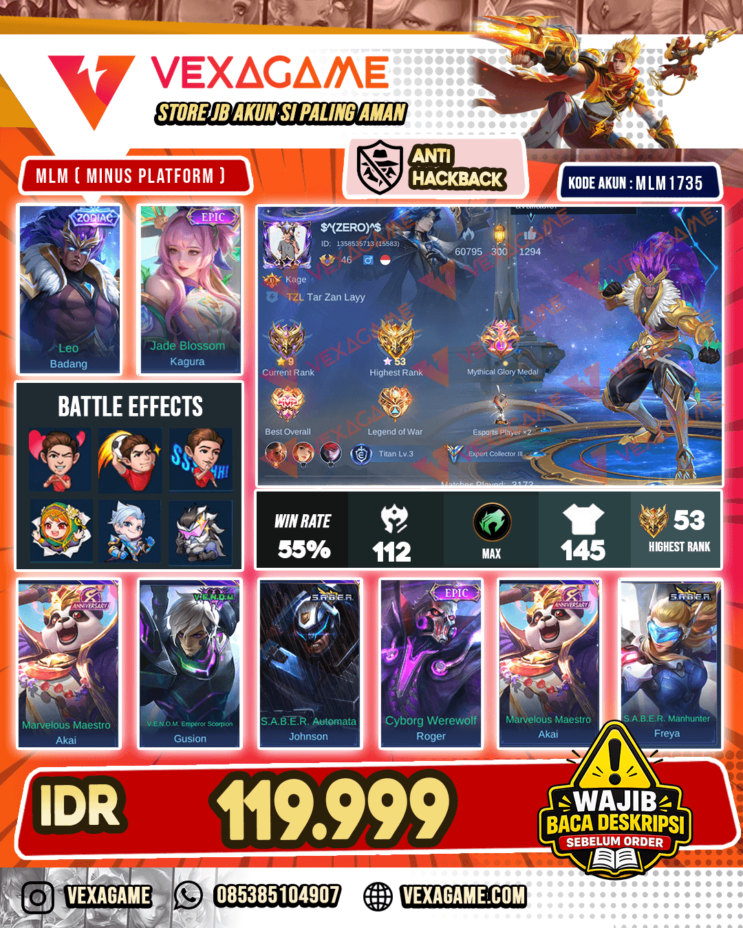 Badang Zodiac X Kagura Epic