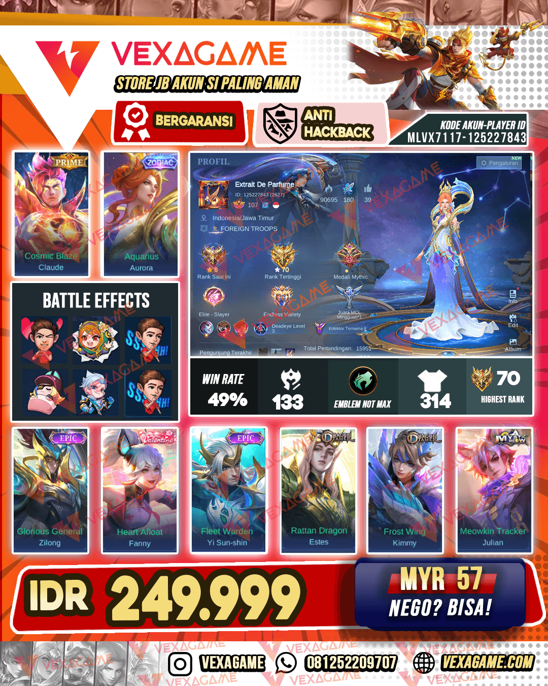 Aurora Zodiac X Claude Prime | Emblem MAX & Hero M AX