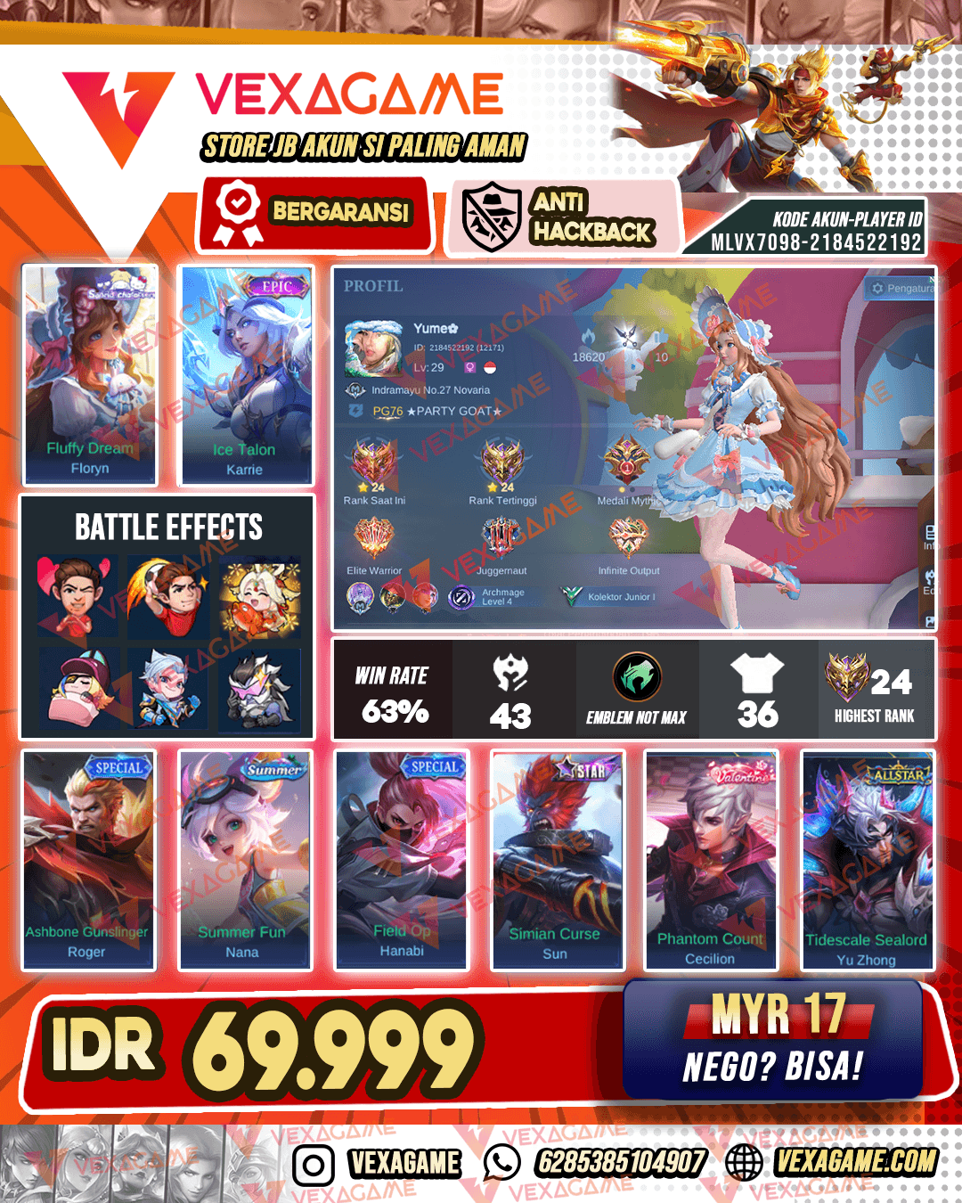 Akun Murahhhh