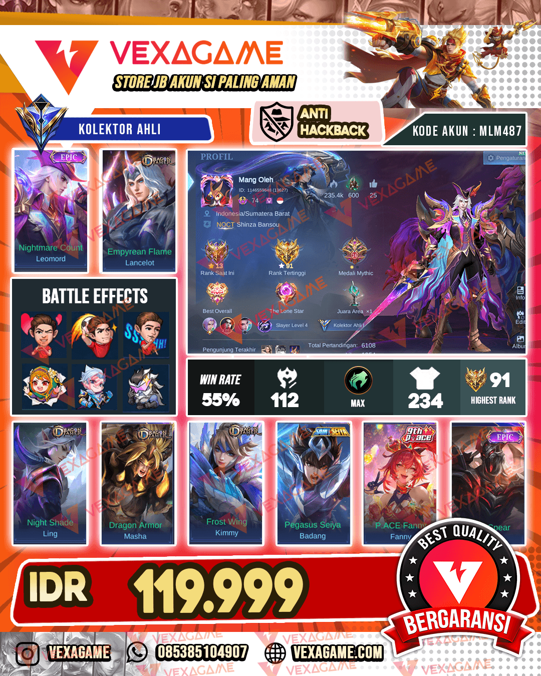 Leomord Epic | Lancelot Dragon Tamer
