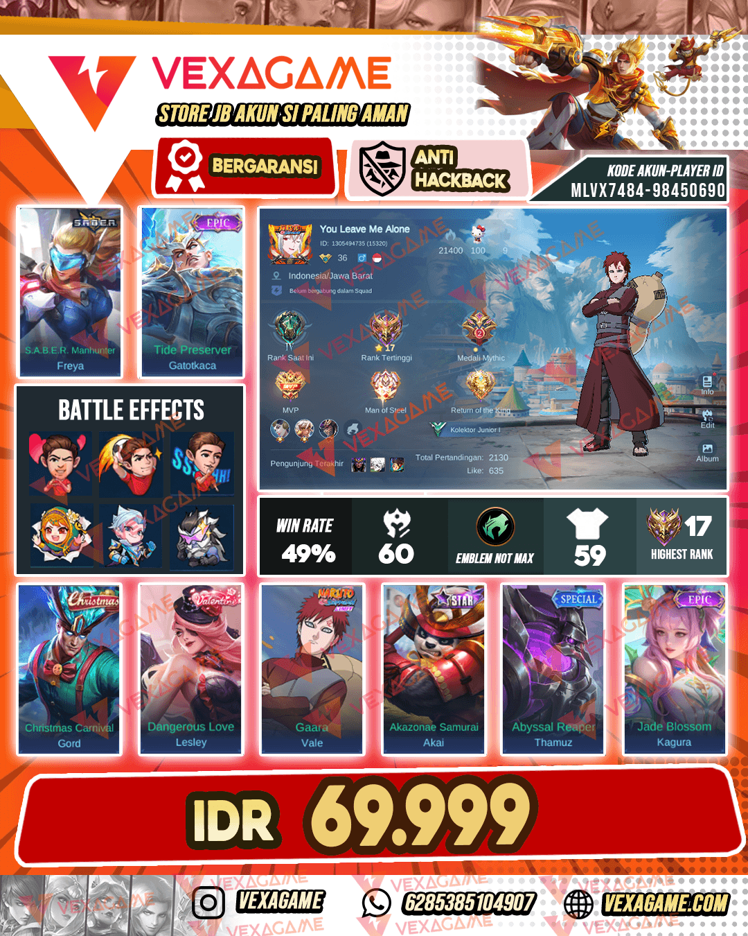 Akun Murah Harga Merakyat