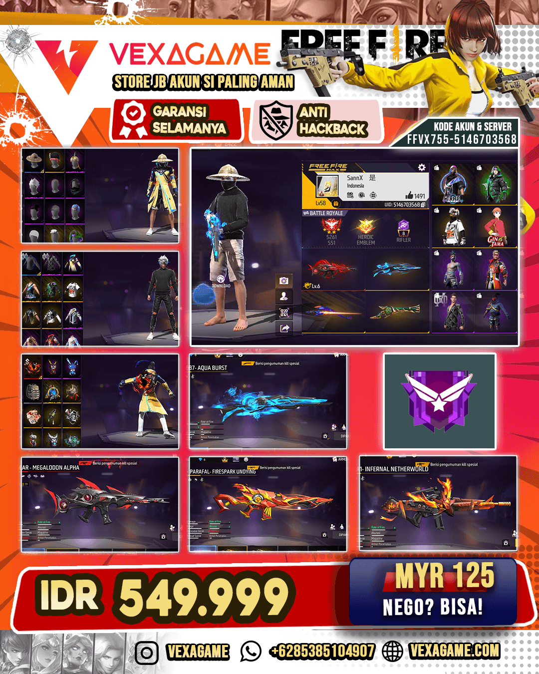 3 EVO 1 MAX 2 OTW MAX | SG 4 RASA | VAULT 400++