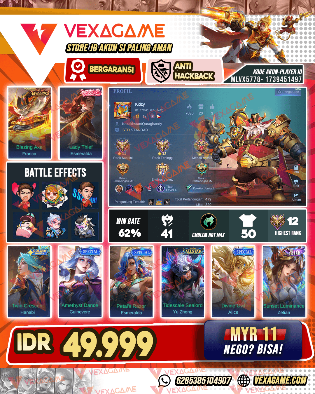 Franco Blazing | Esmeralda Valentine
