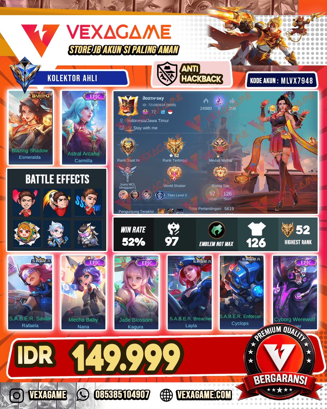 Esmeralda Blazing | Carmila Epic