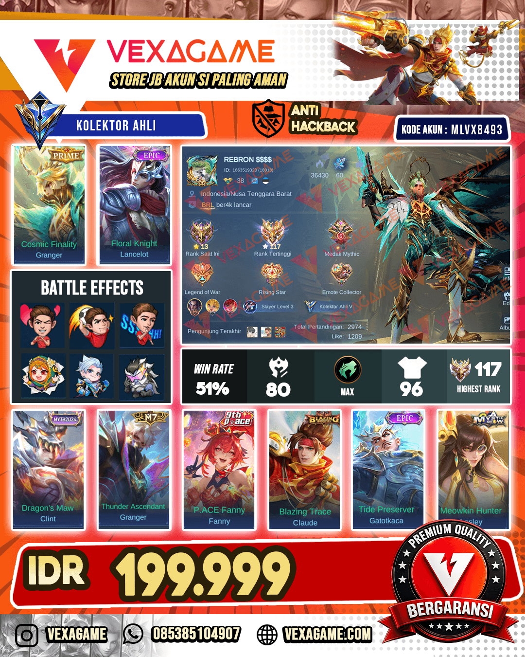 Granger Prime | Lancelot Epic | Ex Immo