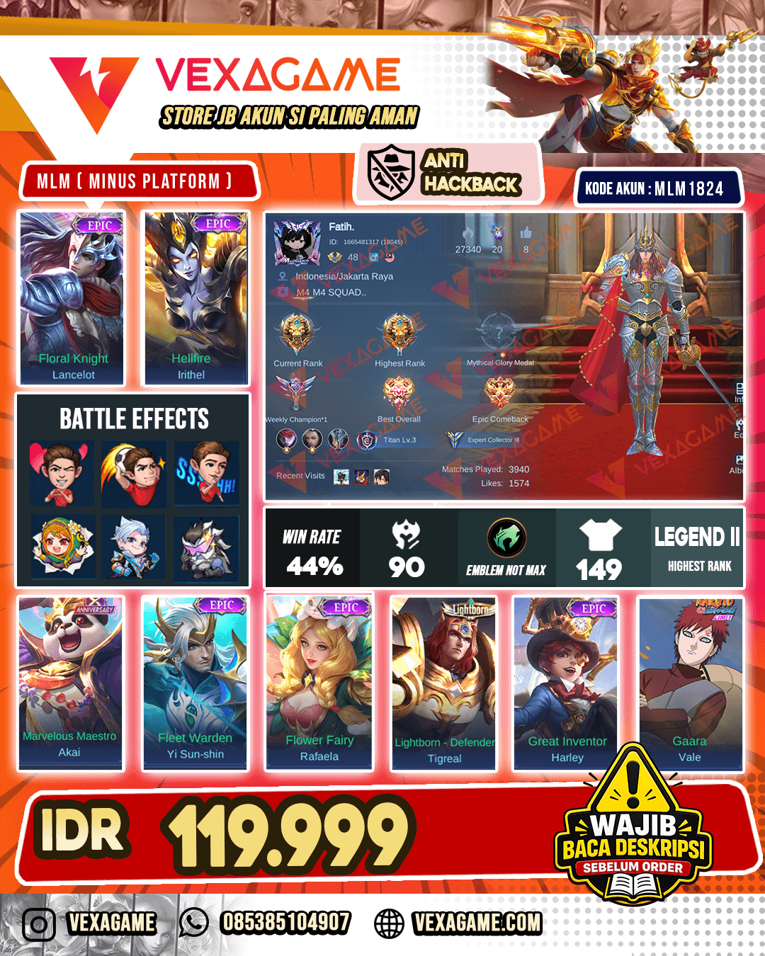 Lancelot Epic | Irithel Epic