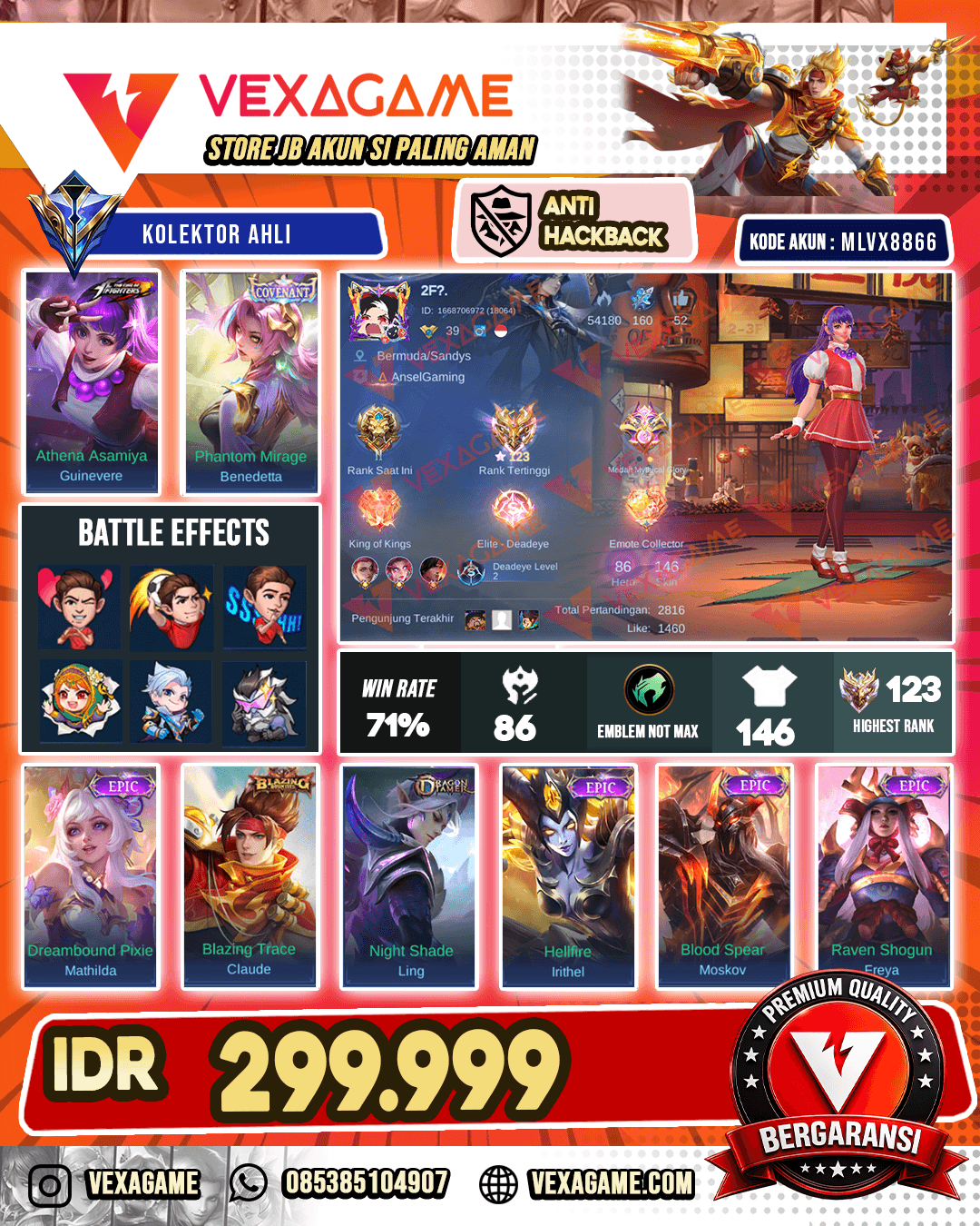 Guinevere KOF X Benedetta Covenant | Ex Immortal