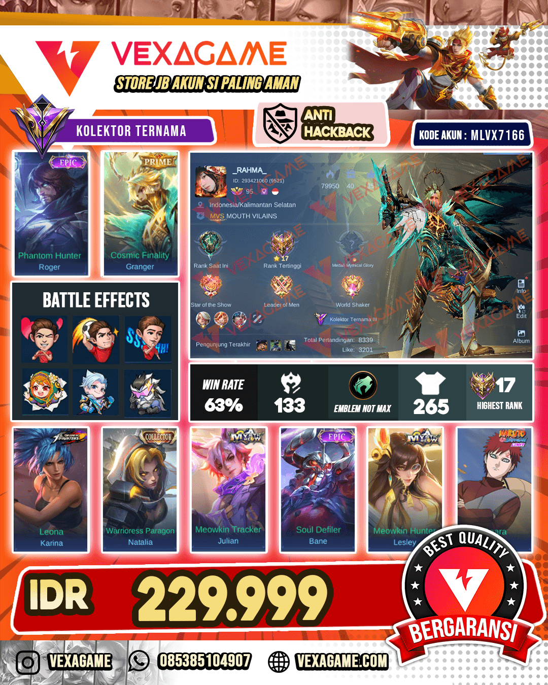 Granger Prime | Moskov Epic | Emblem Hero MAX