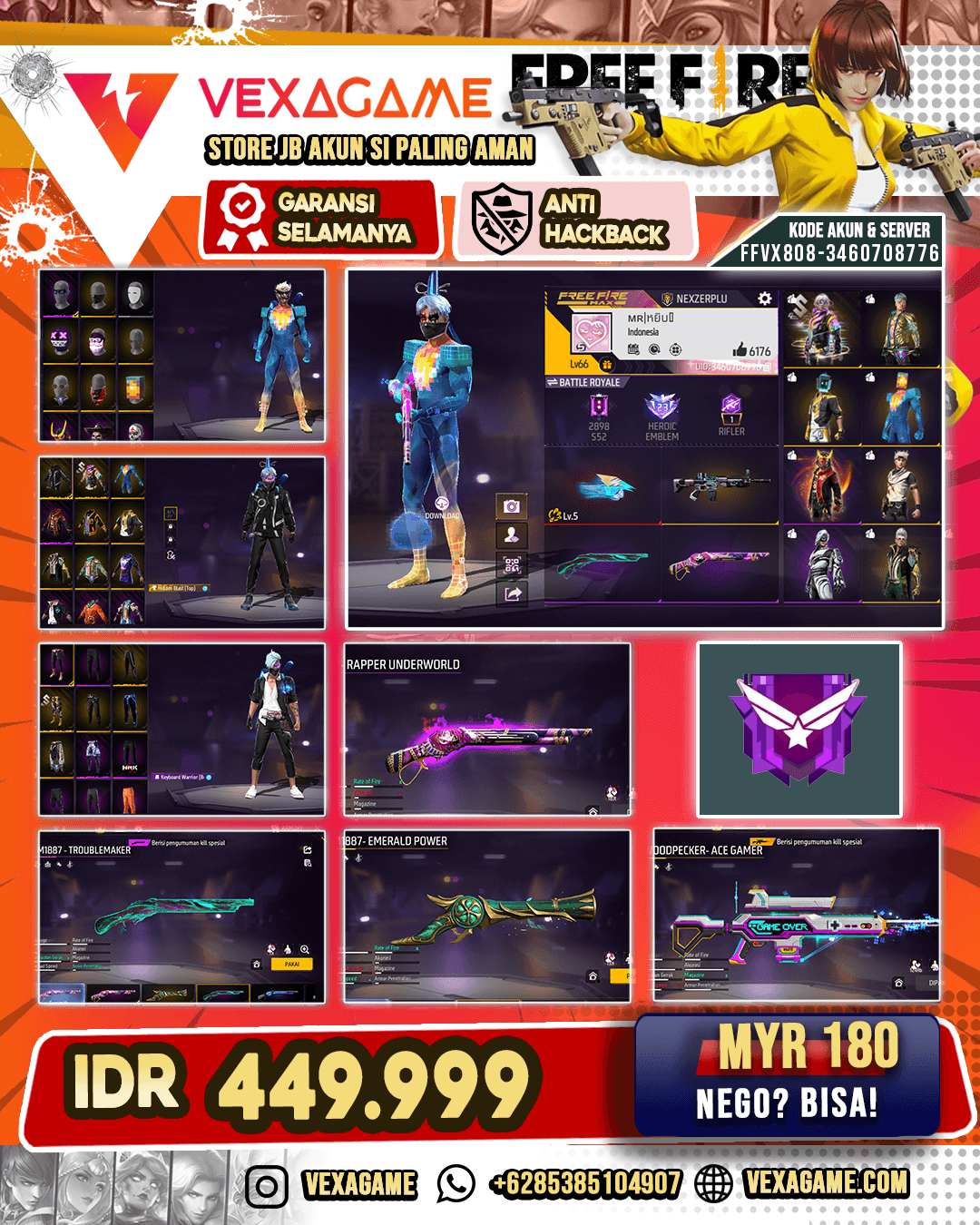TINJU DRACHEN LEVEL 5 | SG TEROMPET | SG RAPPER | VAULT 400++