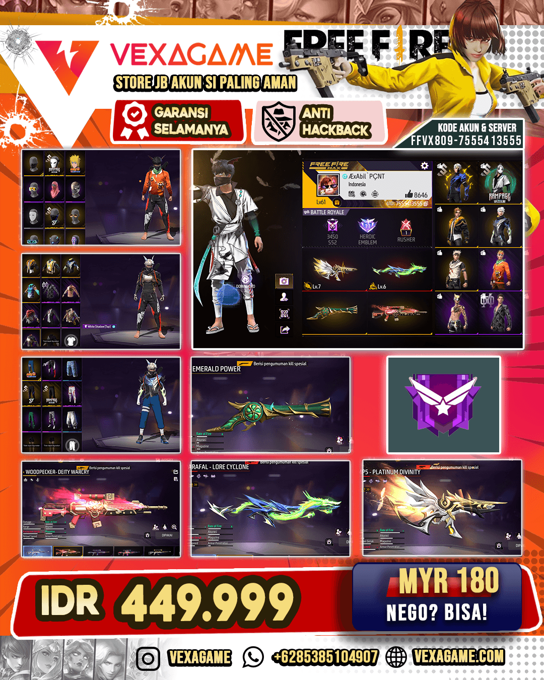 2 EVO 1 MAX 1 OTW MAX | SG 3 RASA | VAULT 200++