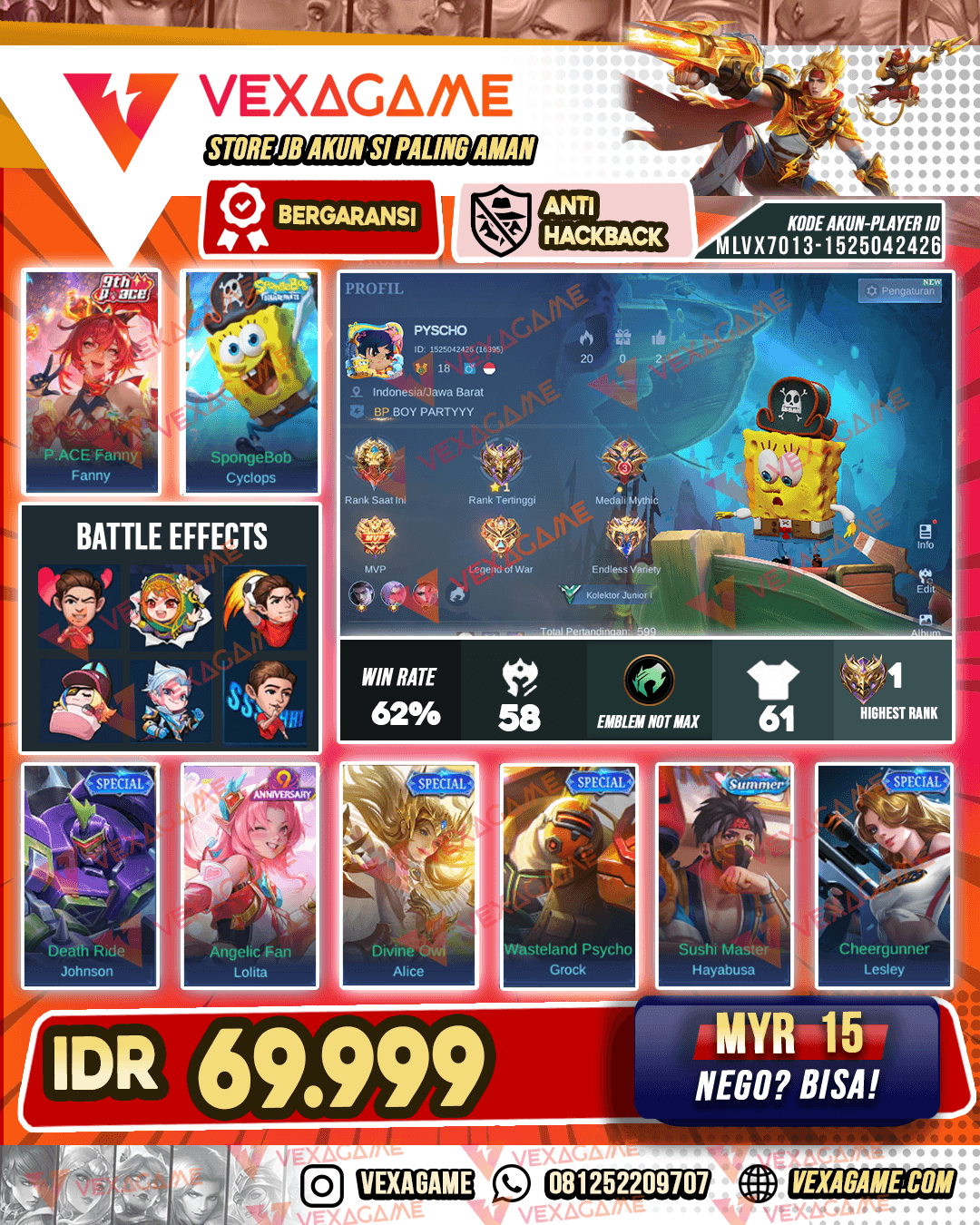 Cyclops Spongebob X Fanny P ACE