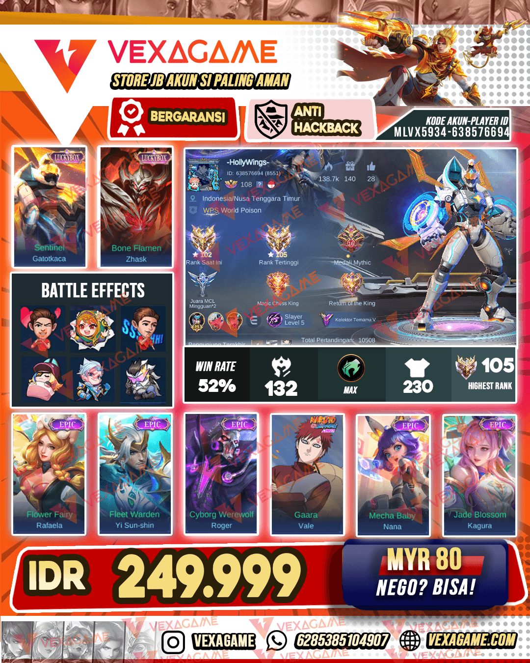 Gatotkaca Luckybox | Zhask Luckybox | Ex Immo