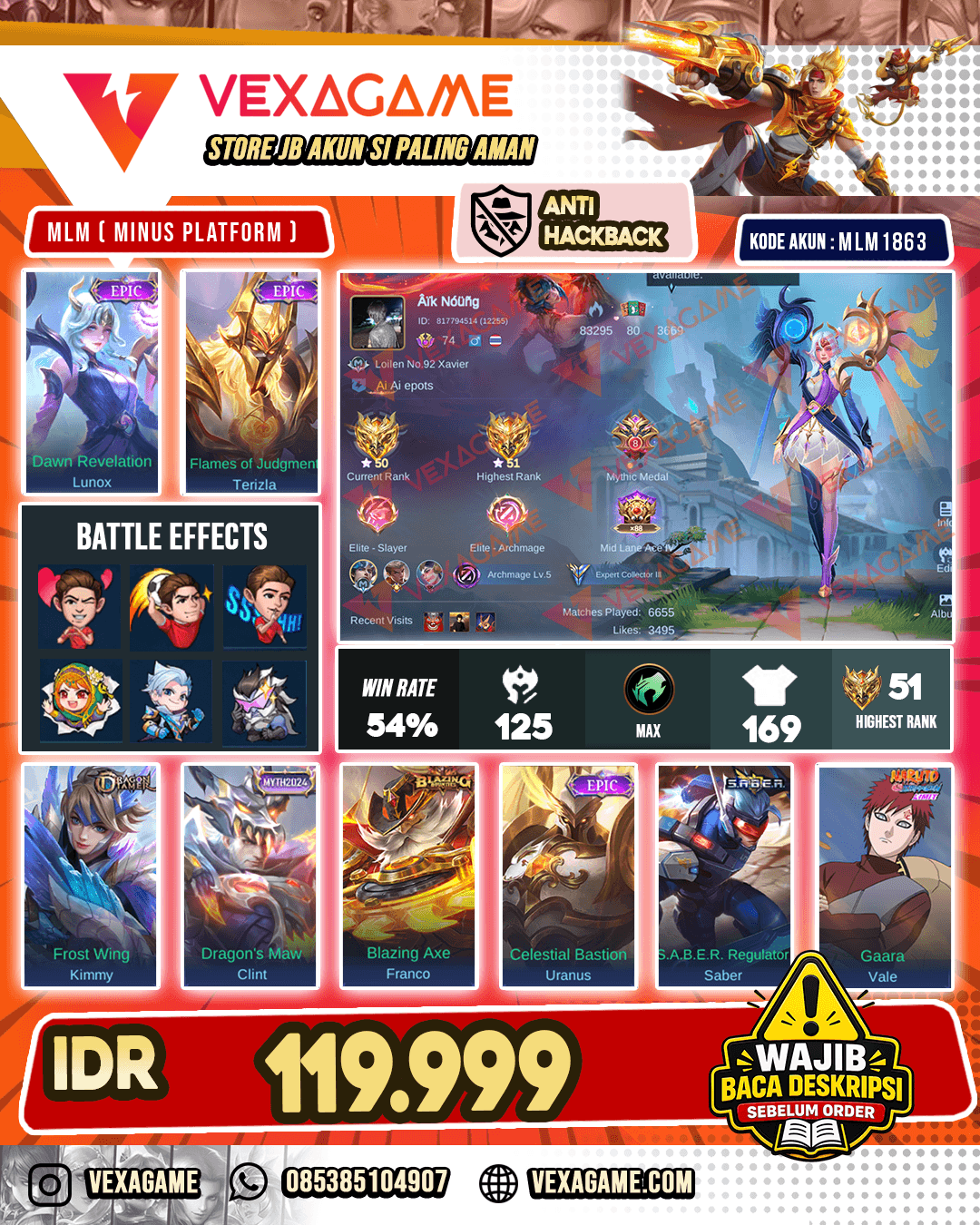 Lunox Epic X Terizla Epic