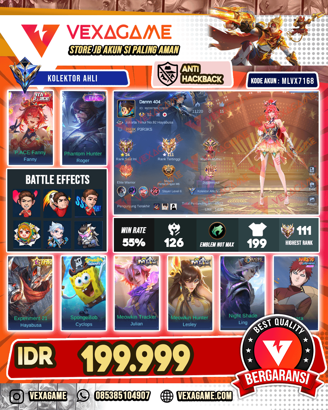 Fanny Pace | Hayabusa Star | Ex immortal