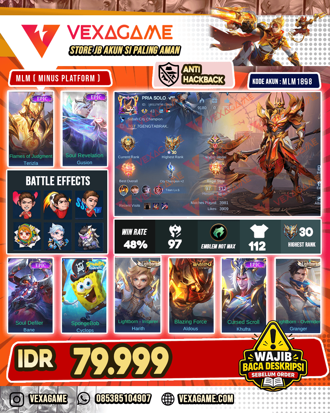 Teizla Epic | Gusion Epic
