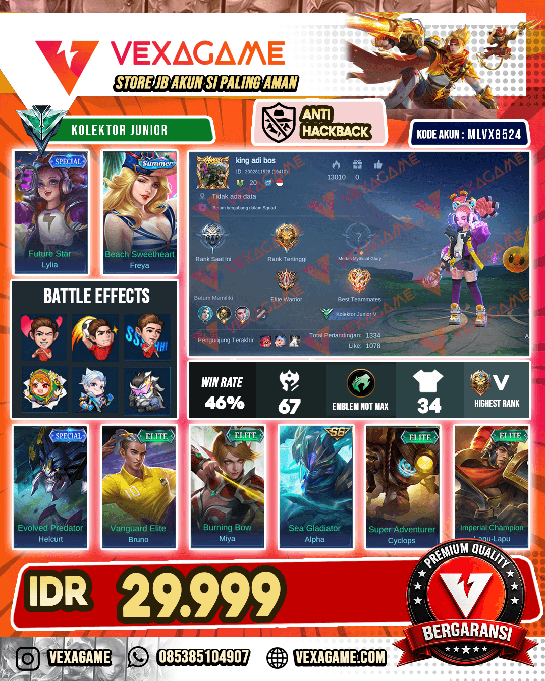 Akun Murah Harga Pelajar