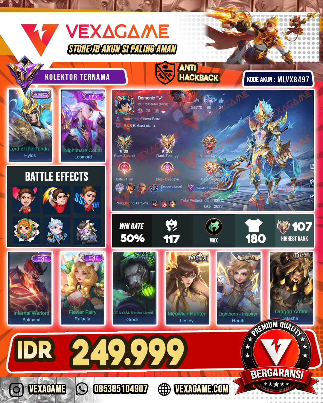 Hylos MYTH | Leomord Epic | Ex Immo