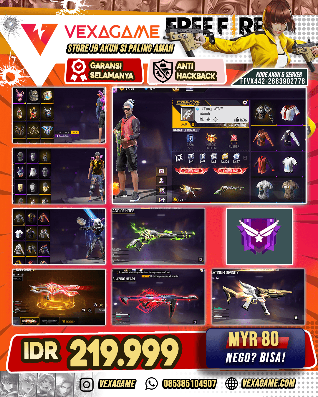 1 EVO MAX | SG LUMUT | VAULT 200++
