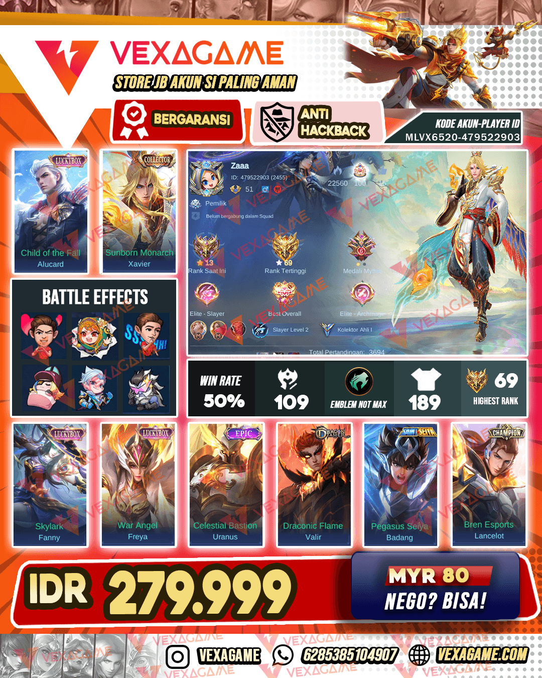 Xavier Collector | 3 Luckybox | Lancelot Champions