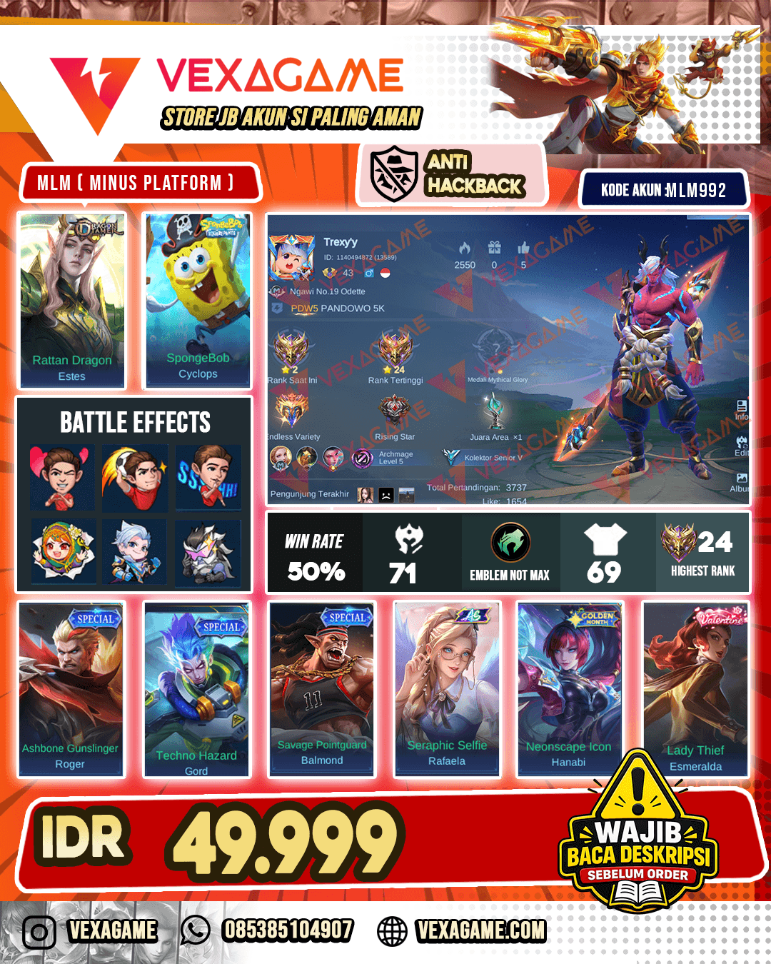 Akun Murah Harga Merakyat