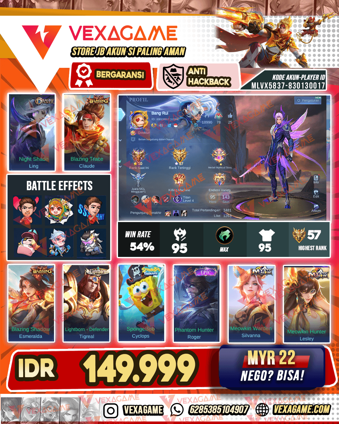 Ling Dragon Timer | Claude Blazing | Emblem MAX