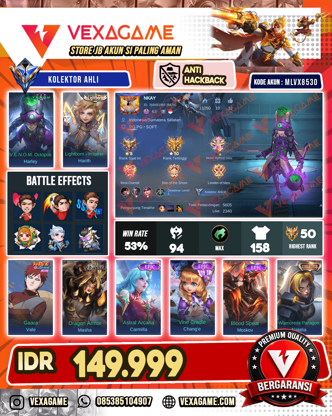 Harley Venom X Harith Lightborn
