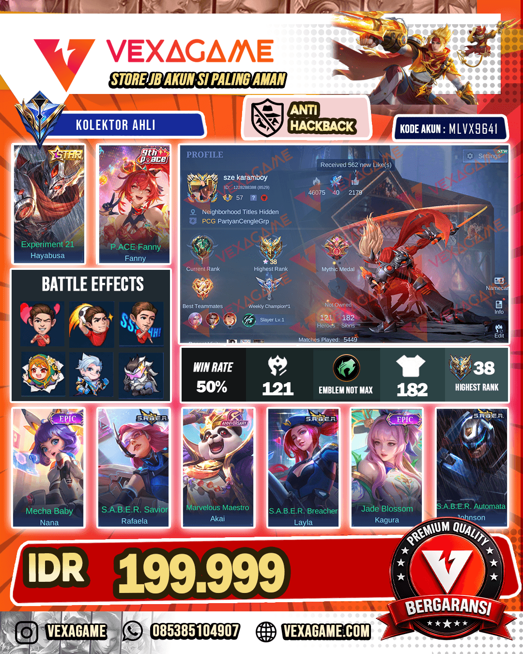 Hayabusa Annual Star | Fanny P Ace