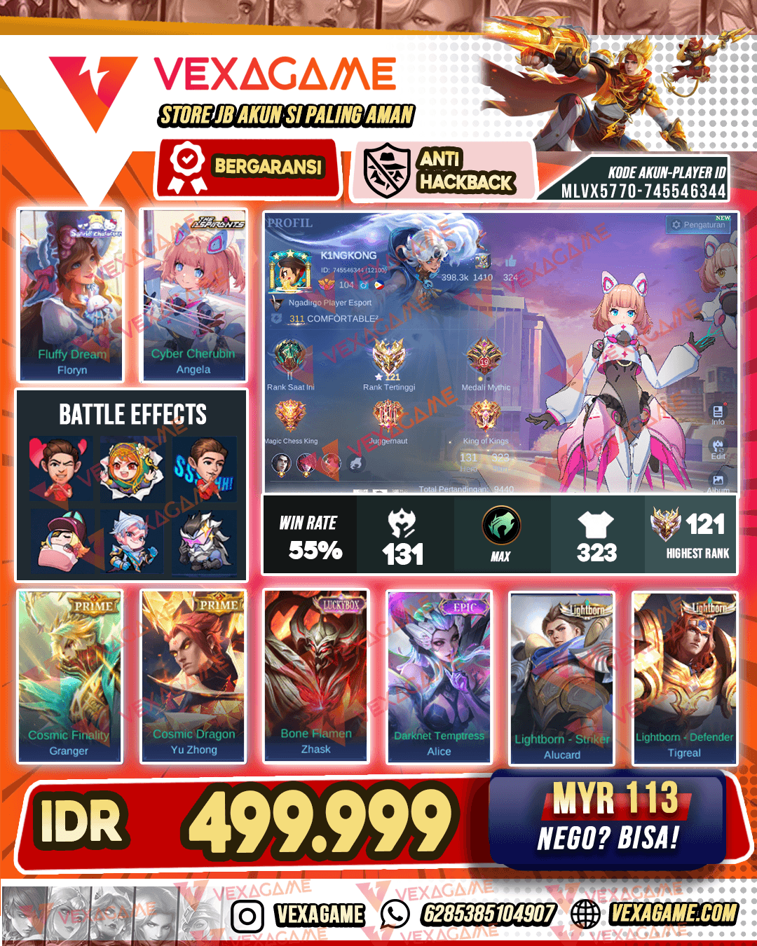 Angela Aspirant | Floryn Sanrio | Hero & Emblem Max | Ex Imo