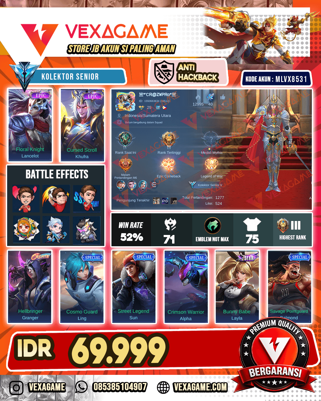 Lancelot Epic X Khufra Epic