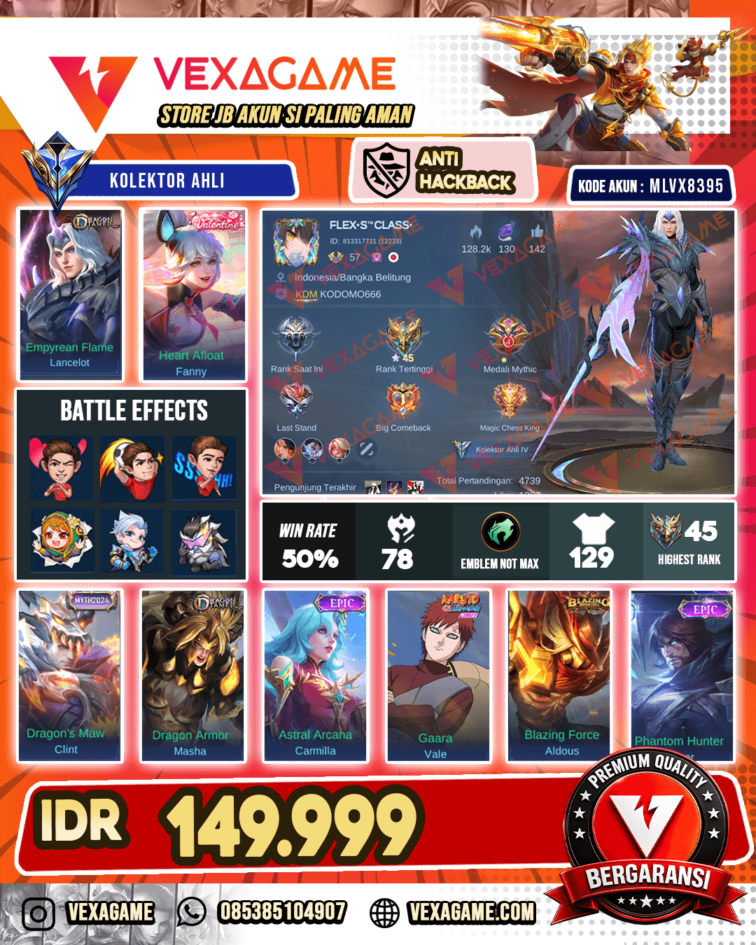 Lancelot Dragon Tamer | Fanny Valentine