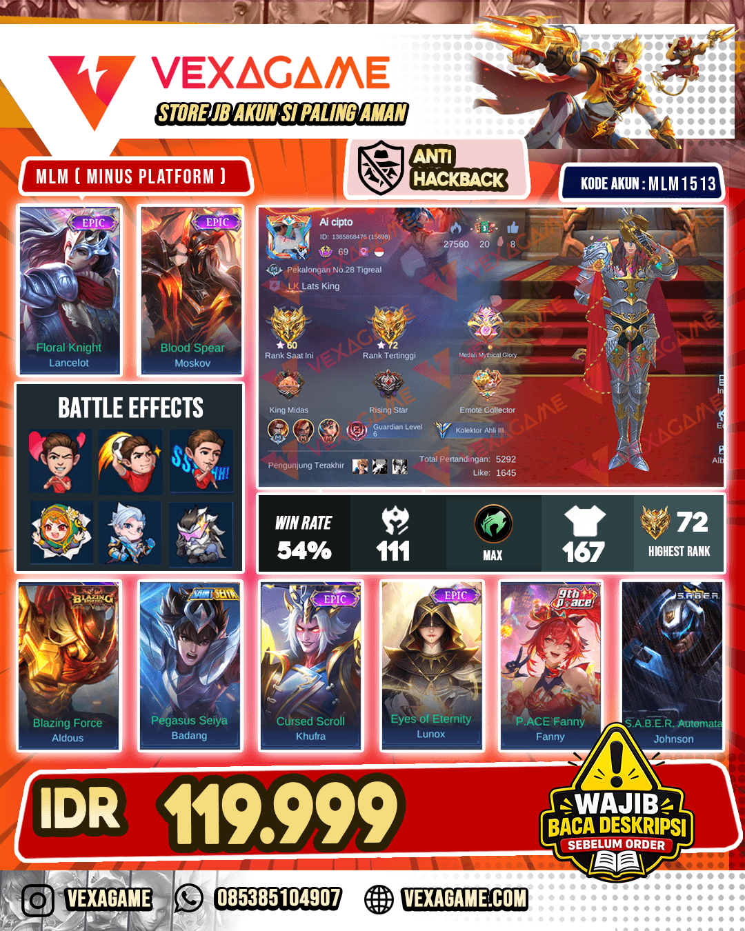 Lancelot Epic | Moskov Epic