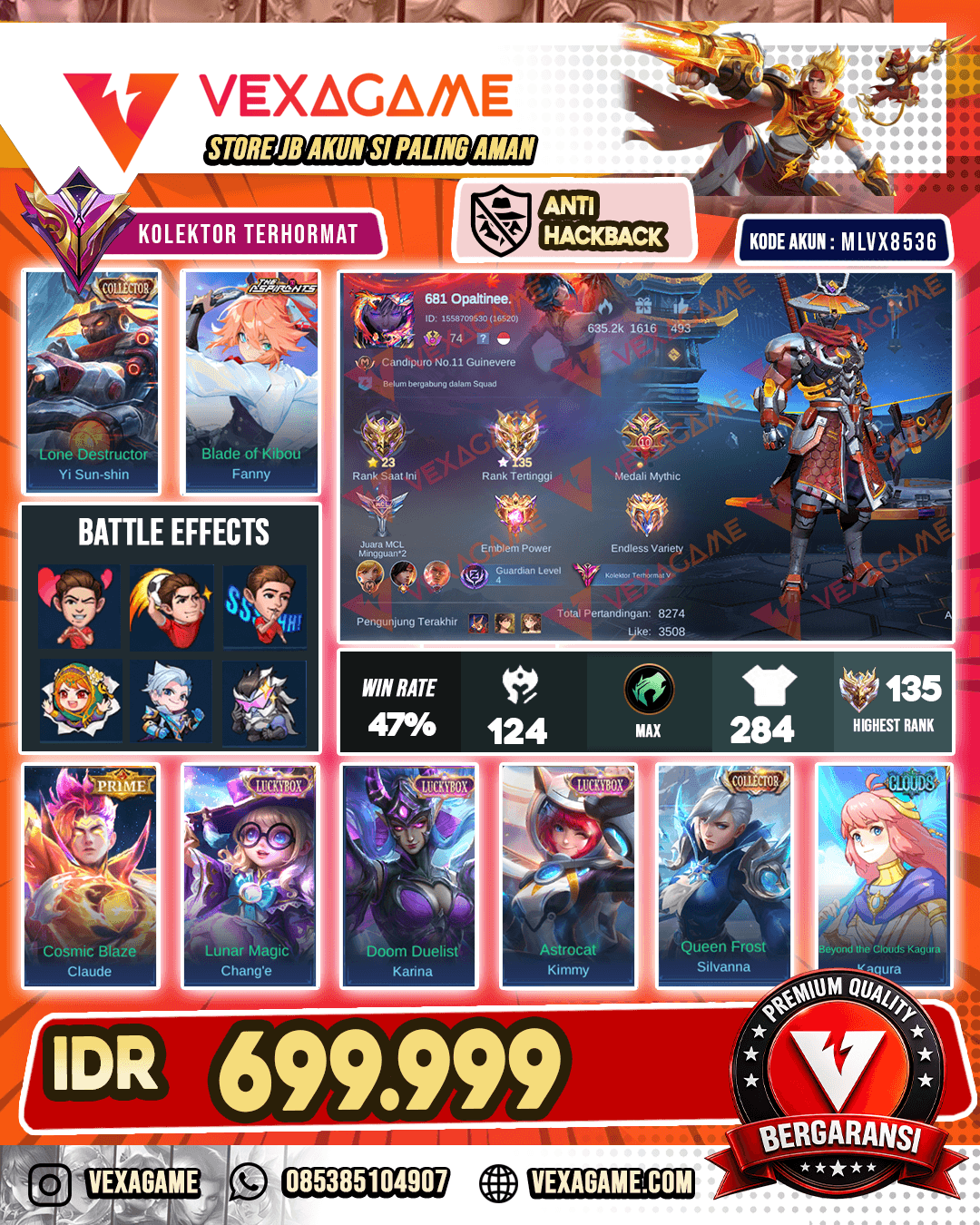 Fanny Aspirant | Yi Sun Shun Collector | Kagura Clouds | Silvanna Collector