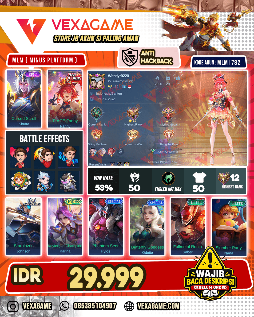 Akun Murah Merakyat