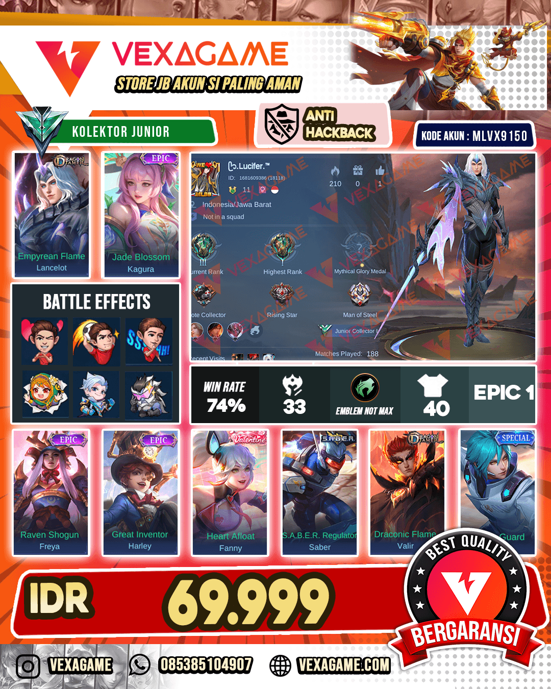 Lancelot Dragon Tamer X Kagura Epic