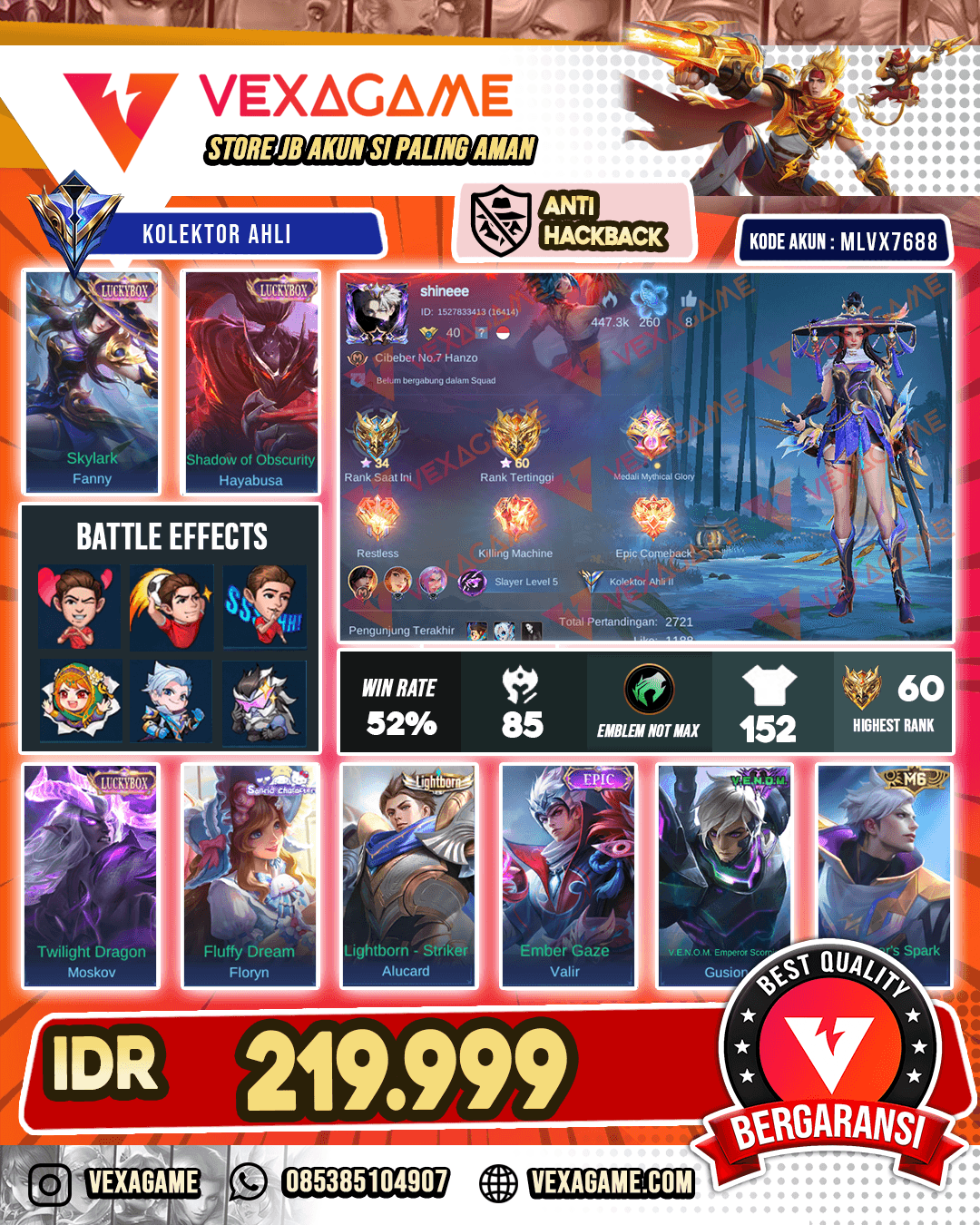 Fanny Luckybox | Haya Luckybox | Moskov Luckybox